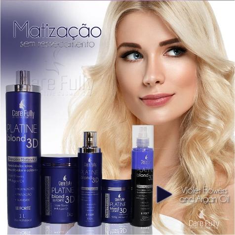 Kit de Matização Platine Blond 3D